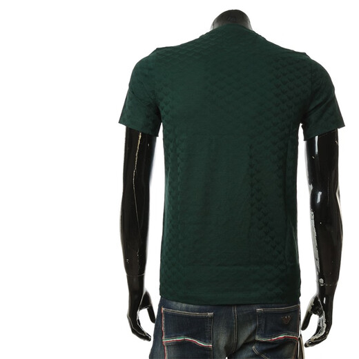 
ARMANI/Armani EA Men's Full-Signed Eagle Mark Fashion Short Sleeve Round Neck T-Shirt 8N1TL7 1JHWZ Brown U6167 M