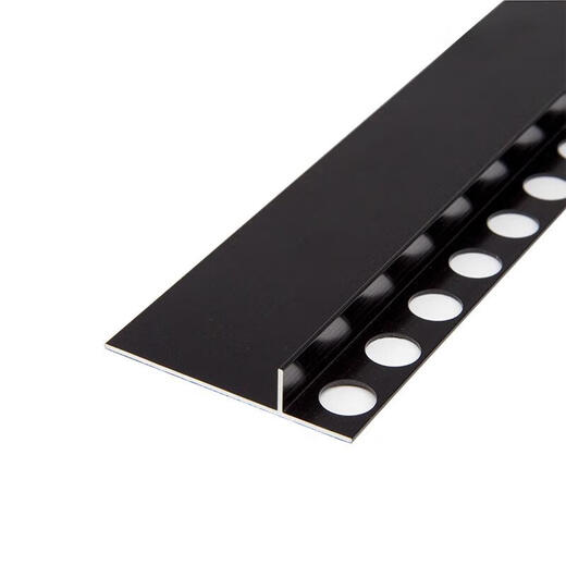 FACEMINI FN-684 Ligne de plinthe de panneau mural 5cm sans gifle en alliage en aluminium incorporé 9 mm plinthes invisible 7429 Black mat 2,5 mètres