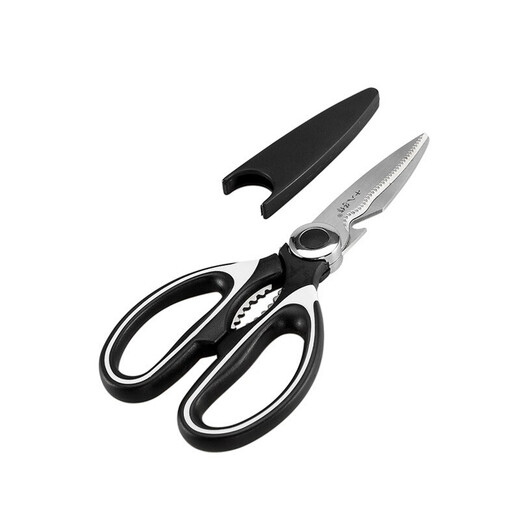 Shibazi stellt Küchenscheren, Multifunktionsscheren, Hühnerknochenscheren aus Edelstahl, Mehrzweck-Flaschenöffner, Walnussschneider, Scheren, Küchenwerkzeuge und multifunktionale Küchenscheren mit Scherenhülle her
