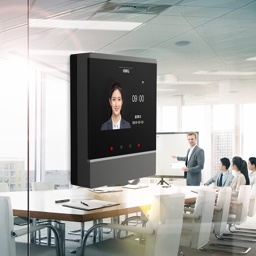 
Deli (deli) intelligent cloud attendance machine Face recognition punch-in machine Dynamic facial recognition Power outage punch-in set DL-D2+13899
