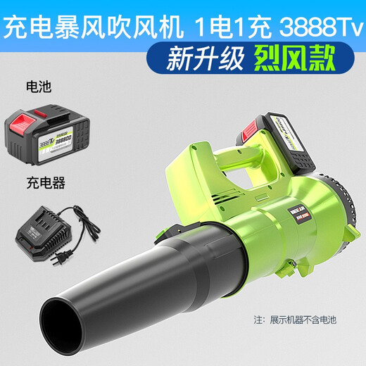 Deyun wiederaufladbare Gebläse Wireless Haartrockner kleiner Rußgebläse Hochleistungs-Lithium-Haarstaubkollektor Elektrische Farm Werkzeug Dy-Storm 3888TV1 Elektrisch 1 Ladungs-Liefg-Modell