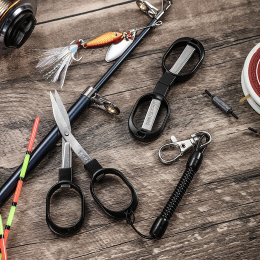 张小泉不锈钢折叠小剪刀便携迷你旅行折叠剪 鱼线剪铅皮剪子锌合金手柄 单把S41510100