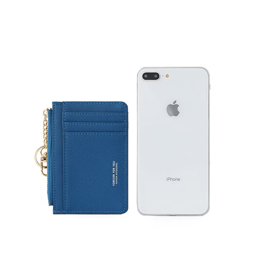 Kangaroo (Känguru) Koreanische Version kleiner Ultra-dünner Kartenbeutel für Frauen Einfache und modische Mini-Brieftasche mit Key Ring Coin Wallet Bag Card Hülle Trendy Wein rot