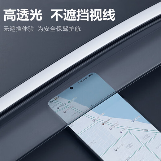 Jinban Trumpchi M8 Rain or Rain Shield GM8 Rain Eyebrow Car Window Rain Guard 18-25 Grandmaster Edition Car Supplies Weather Strips 23-25 Grandmaster Edition Trumpchi M8 6 Pieces Original Car Mold PC+3D Stainless Steel Strips+Gift Four-piece Set