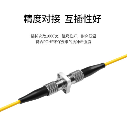 BOYANG BY-F33D carrier-grade FC coupler FC square large D-type interface fiber optic flange adapter fiber optic extension butt joint