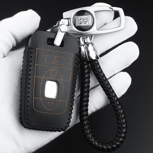 Rolls-Royce Key Pack Phantom/Yaoying/Gest/Phantom Car Pack Key Pack Nuevo modelo y mujer Modelo de cuero importado Rolls-Royce Negro + Negro