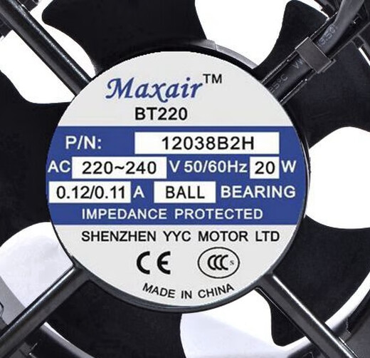 Maxair BT220 BT380 12038B2H/B3HL/S3H/B1HL AC220V Disipación de calor 380V