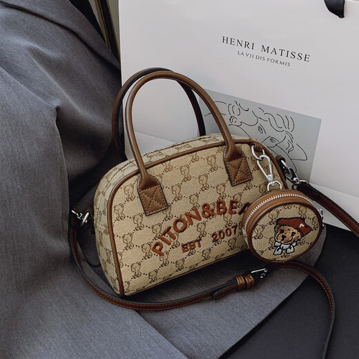 North Bag French Retro Bag Damenbeutel Neues High-End-Mod Kissen Handtasche One-Shoulder Crossbody Body Muttertag Geschenk Khaki