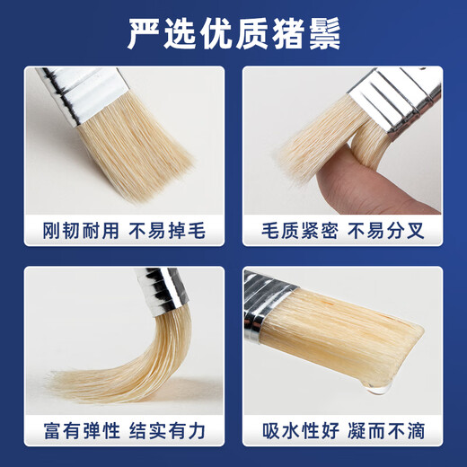 [Prix bas dans l'ensemble du réseau] Phoenix Painting Material (Phoenix) Brosse à manche à long manche peinture à l'huile acrylique aquarelle gouache pinceau large art brosse Row Brush Brush Brush Brush Brush Brush [Single Set] 0 # -724 Sketch Sketch