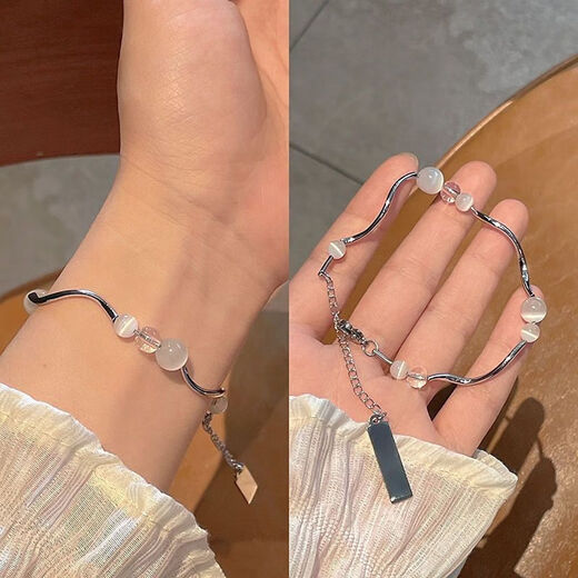 JPhznb High-End-Atmosphäre, Bestes Freundesarmband für Frauen-Nischen-Design, leichte Luxusarmband für 2024 Neue Stil