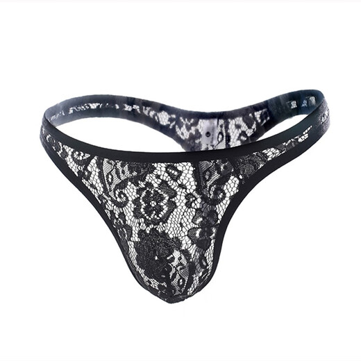 Long Night Sex Sexy Panties Passionate Temptation Briefs SM Men's Lace Thong Training Transvestite XXXL Black