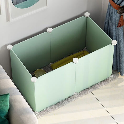 Raft core kitten cage kitten fence dog small dog rabbit indoor home isolation guardrail fence dog fence pet fence standard A type/6 pieces/70*35*35 resin paint