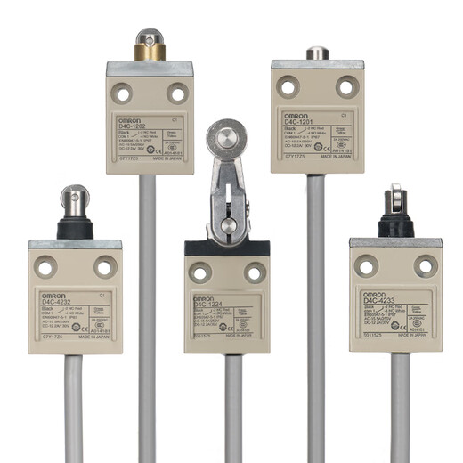 XMSJ waterproof stroke switch D4C-12021232122012271229-P limit switch d4c-6231 with indicator light 5 meters wire