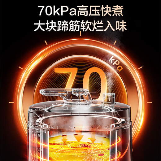 苏泊尔（SUPOR）电压力锅5升电高压锅家用电饭煲电饭锅钢釜双胆高压锅煮饭锅多功能压力锅 【304精钢双胆 SY-50YC5010】 5L