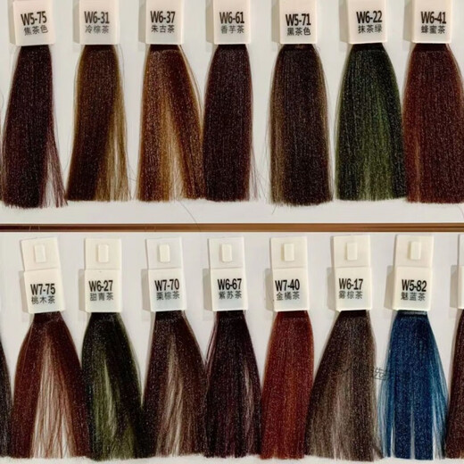 Haoxin Jiuse Tea Cair Salon Special Te teinture Special Cover Tide Couleur de couleur blanche Couleur multi-segment Couleur simple Couleur Coiffure Dyeing Pâte 100g W673 Couleur de thé au lait 10