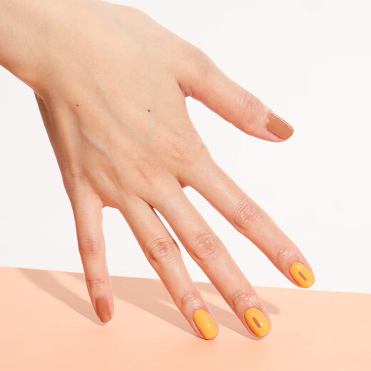 THREE Japan direct mail 2024 summer new natural plant topcoat quick-drying and long-lasting new color nail polish 7ml 15 SKY DANCER