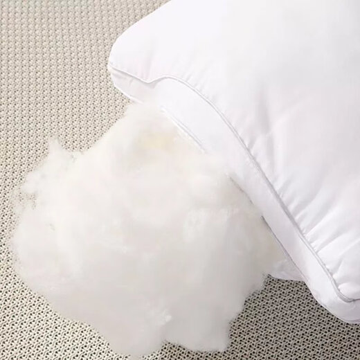 Pillow core + pillowcase hotel pillow single pair pack home washable pillow core feather velvet pillow single side sapphire blue high pillow 2 pillows + two pillowcases