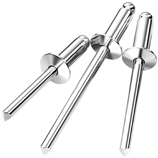 Tianzhuo Hardware pure 316 stainless steel round head open type blind rivets pull rivets all steel high strength anti-rust level 51 3*6 1000 pieces in a box 316