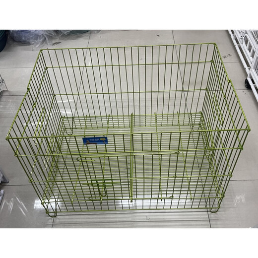 Foldable bold dog cage for sale dog fence exhibition cage running bed exhibition table wire fence nano paint dog cage nano running bed nano paint (excluding tray) length 88 width 60 total height 65