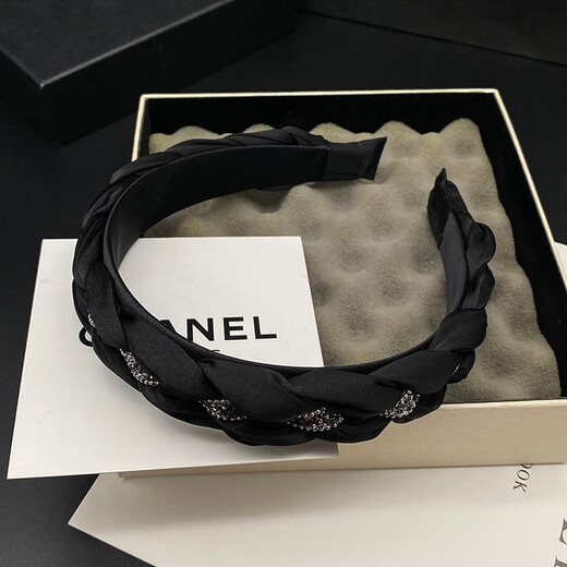 Kamalun (KAMALUN) 2025 headband female internet celebrity new high skull wide edge headband black hairpin hairpin face wash high-end headwear black