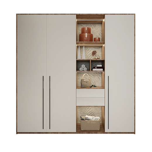 Oppein whole house customization sliding door wardrobe cloakroom whole house cabinet customization package 22 cabinet customization prepayment