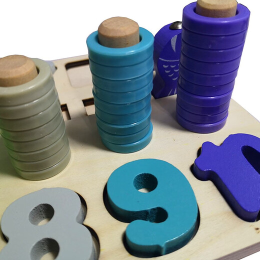 Puzzle de puzzle Les enfants utilisent des éducateurs éducatifs précoces à l'éducation précoce des aides à l'enseignement élémentaire utilisent des jouets numériques de renseignement