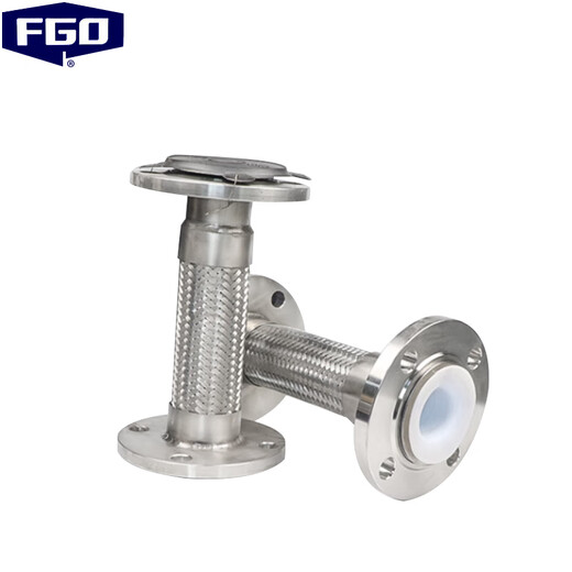 FGO stainless steel fluorine lined braided bellows chemical standard BWGF46-16P DN65 length 9 meters DN65 stainless steel fluorine lined