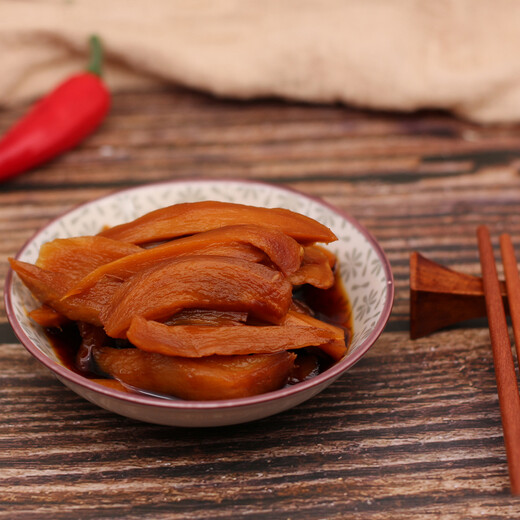 
Lanxiangyuan Anhui specialty Tongling ginger slices white ginger sweet and sour soaked ginger sweet ginger sauce ginger salty ginger slices 1050g sauce ginger 2 bottles
