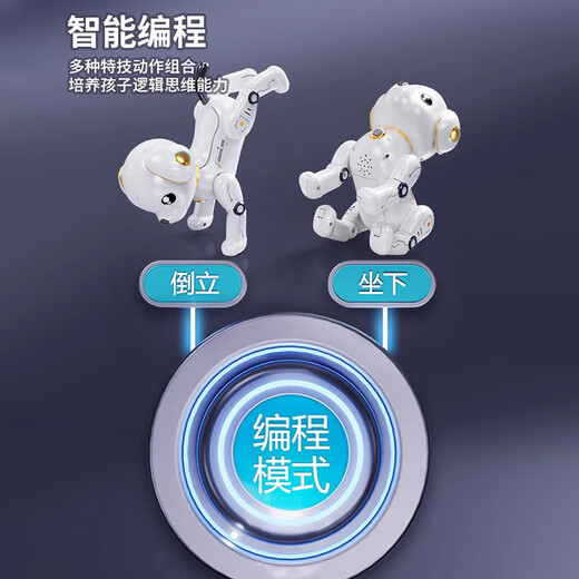 Bei Jess Smart Electric Machine Dog Kinder Kinderspielzeug Jungen, Babys und Kinder Frühschulbildung 1-3 Jahre alt 6 Fernbedienung Roboter Roboter Fernbedienung [Touch Electric Version] Liujin-Smart Dog/Gesang/Interaktion/Story Encyclopedia