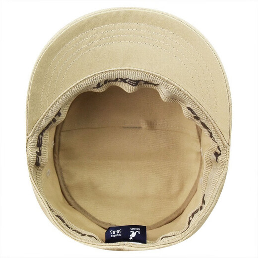 
Kangol men and women hats baseball cap cotton flat top comfortable sun protection spring and summer style travel and vacation 9720BC Beige-new L/XL