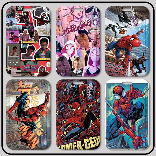 Spider-Man Universe Myers Gwen Card Set Student Campus Card Card Card tarjetas de desayuno Tarjetas de autobús D Spider-Man Z12352 [Juegos de tarjetas individuales]