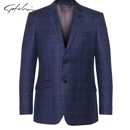 Sachi Satchi Men's Clothing Mall Soms de style Suisse pour hommes Top Automne et hiver Nouveau costaid en laine pure Veste Veste Men 88UH Dark Blue 48 A / 170