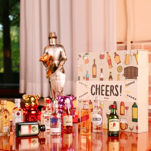 绝对 绝对 尊美醇 等 迷你小酒版 10瓶礼盒装 便利店调酒 男友礼物