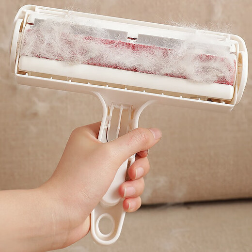 PEITE PET Pet Hair Remover Cat Hair Cleaner Carpet Sofa Sheet Remover Cat Hair Remover Brush Sticker Cat Ears (Upgraded Comfortable Handle)