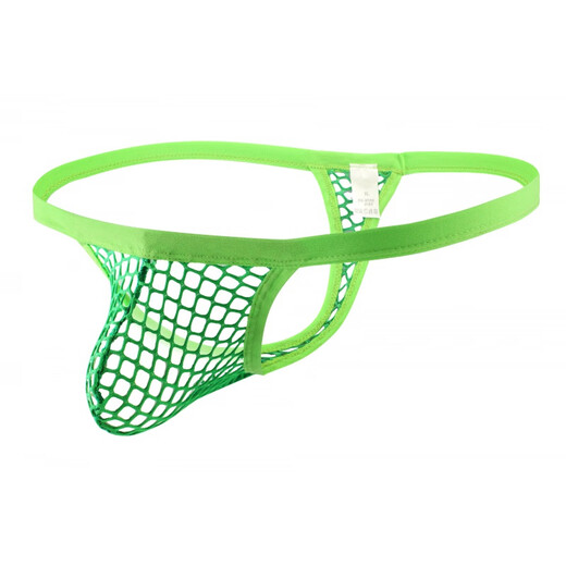 
[Confidential delivery] Sexy men's sexy underwear men's thong underwear fully transparent T-pants passion free nightclub open-size gay men's masturbation alternative transparent black men's underwear thong sexy lace mesh thong U convex bag 2XL