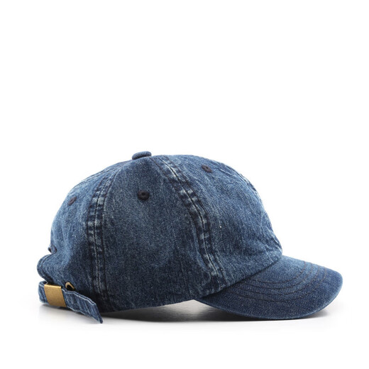 BAISITENG hat men and women fashionable short brim solid color denim bare plate baseball cap outdoor sports travel sun protection peaked cap black