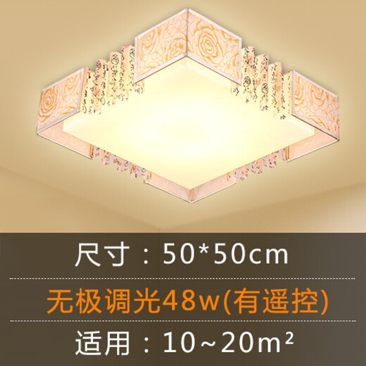 泰士隆卧室灯 led房间灯客厅灯浪漫温馨简约现代唯美婚房灯饰灯具吸顶灯 5024W 11三色50*