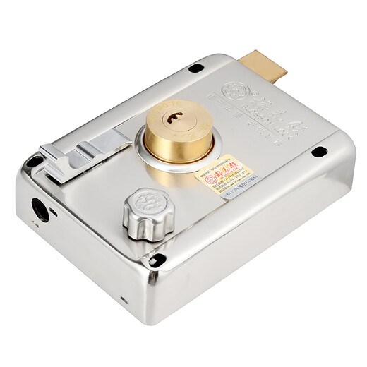 BLOSSOM anti-theft door lock exterior door lock old iron door lock wooden door lock indoor and outdoor door lock 9698 left opening