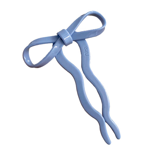 Zuoou bow U-shaped hairpin acetic acid cute ball hair accessories hairpin new Chinese style daily commuting hairpin U-shaped hairpin brown coffee