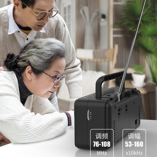 Panda (PANDA) 6518 Bluetooth tape recorder portable radio recorder desktop radio transcription player card player old-fashioned retro cassette recorder teaching standard power cord included