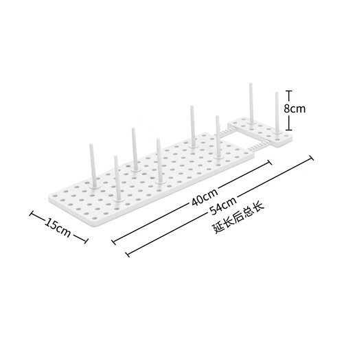 Umbra加拿大杯架厨房置物架家用水杯倒挂沥水架子茶杯玻璃杯收纳沥水架 白色/16支立柱/无包装