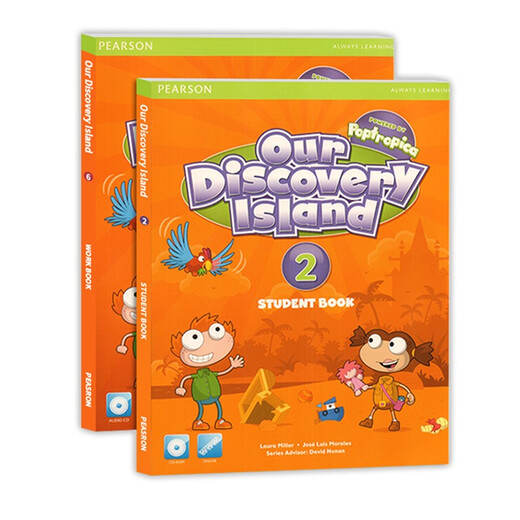 正版图书Our Discovery Island 123456级主课本练习册学生套装 原版培生朗文少儿英语教材少儿美式英语ODI探索少儿英语 2级 学生书+练习册