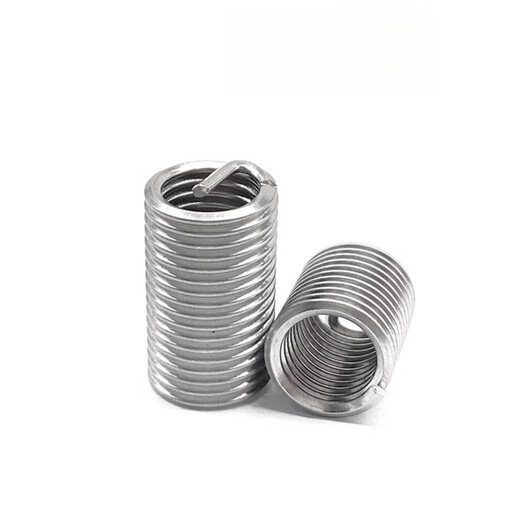 RSRDDY Chengdejing 304 stainless steel threaded sleeve steel wire threaded sleeve threaded brace protective sleeve screw M216 set steel sleeve M2*0 points 4*1D10 grains 2mm