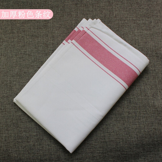 Fully cotton cup wiping cloth for five-star hotels, red wine cup wiping cloth, highly absorbent and lint-free, clean cloth mat napkin, pink 50*70CM