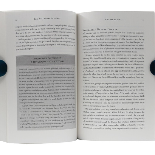 自控力 英文原版 The Willpower Instinct斯坦福大学广受欢迎心理学课程 自我提升