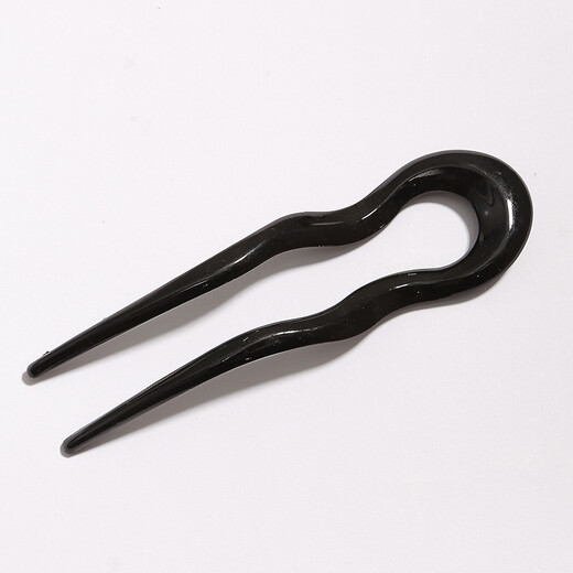 Meng Junchen simple U-shaped hairpin large retro Japanese hairpin hairpin adult versatile ball hairpin headdress black