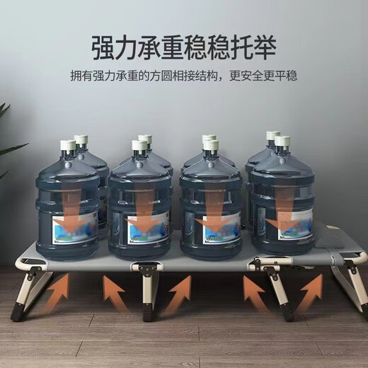 甄严选折叠床单人午休床折叠躺椅家用办公室午睡床简易行军床医院陪护床 圆管沉稳黑178*56【店长推荐】
