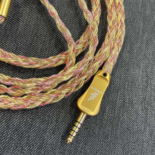 线艺匠天使之吻IE900 IE600耳机平衡线MMCX接口0.78 2pin HD800S M9旗舰款纯银镀黄金+紫铜耳机升级线材 榭兰图二代/舒尔846 4.4mm 平衡头