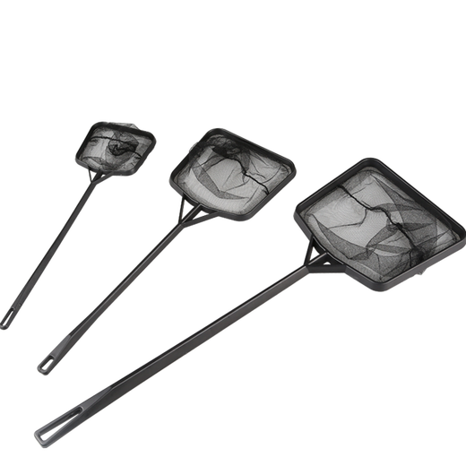 Sensen Fish Tank Fishing Net Pocket Round Square Fishing Handmade Fishing Net Goldfish Ornamental Fish Fishing Aquarium Fishing Net Non-retractable Medium Square Net