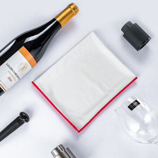 Jieli Rabbit Mouth Cloth Cup Wiping Cloth Special Towel for Wiping Glass Cups Wiping Cloth Non-shedding Red Wine Glass Hotel 45*60cm-3 Pack (wipe without leaving water stains)
